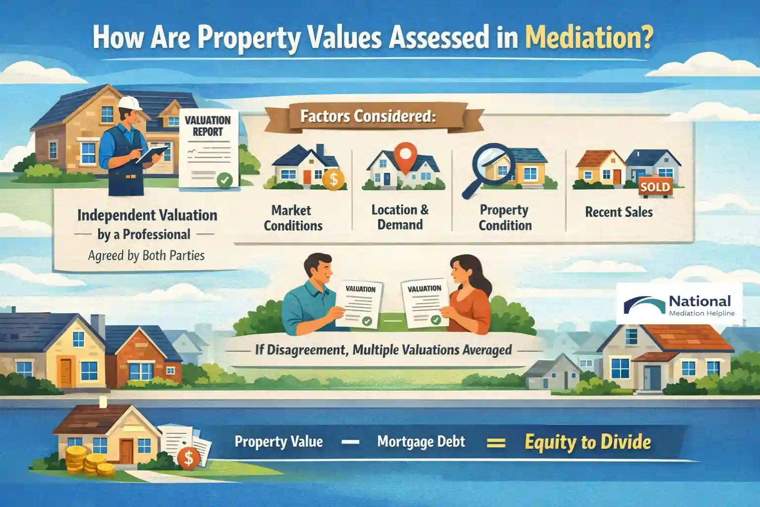 How Are Property Values Assessed in Mediation Essex?