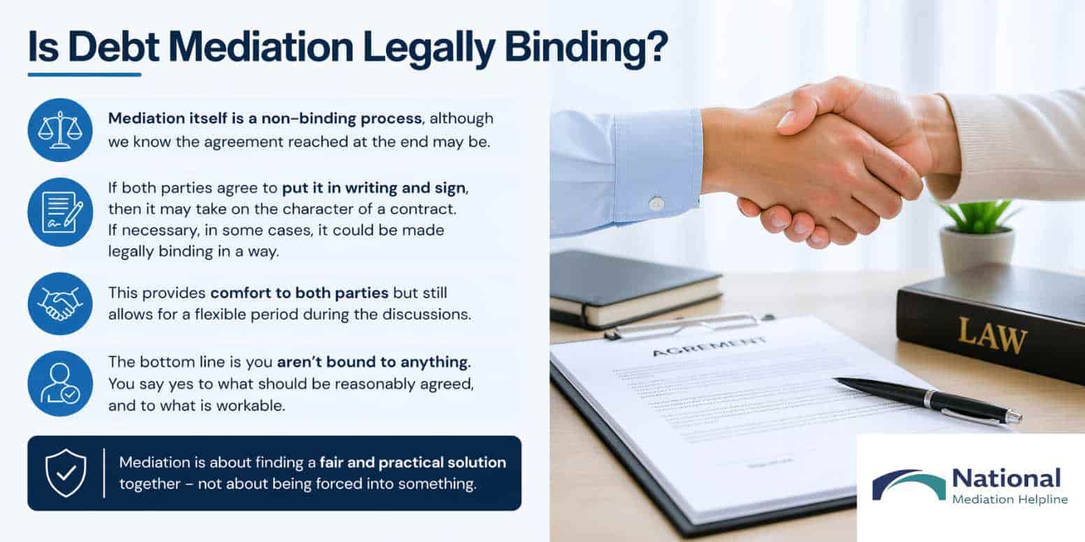 Is Debt Mediation Legally Binding Essex