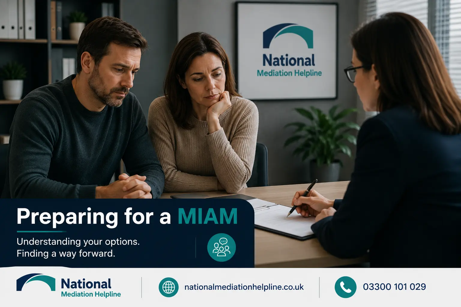 How to prepare for a miam in Essex Preparing for a MIAM. An image explaining how to prepare yourself emotionally and rationally for the first miam appointment