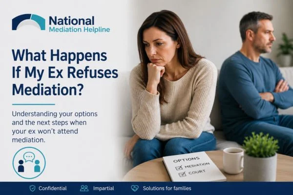 what if my ex refuses mediation Essex?